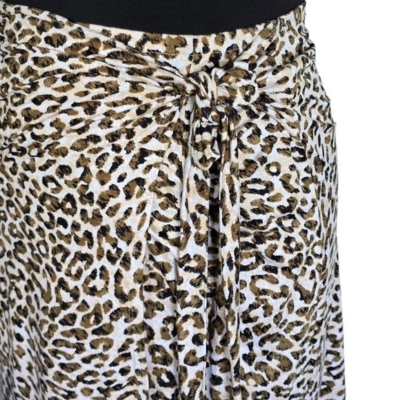 Cato Brown and Black Midi Skirt - Picture 2 of 4